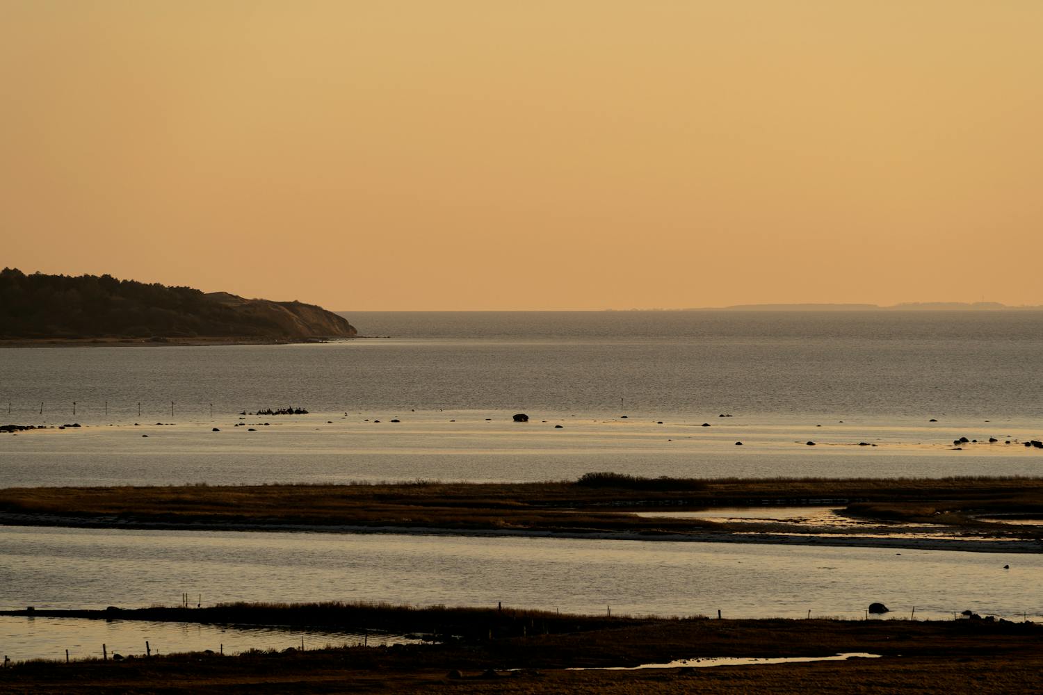 Enkelt landskapsbilde med lag